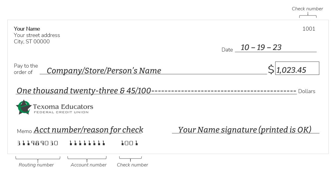 How To Write Dollars and Cents on a Check